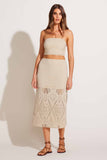 Harper Skirt Natural Calico Crochet