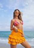 Bahamas Triangle Bikini Top Tropical Jungle