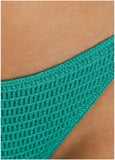 Crochet Miami Tie Side Moderate Bottom Tropical Green
