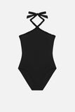 Sonny High Neck One Piece Black