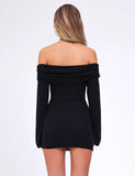DIEDRE JUMPER DRESS BLACK