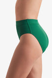 Brooke High Waist Pant Emerald Lido Rib
