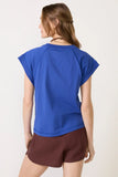 Nora V Neck Muscle Tee