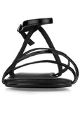 Criss Cross Sandals Jet Black