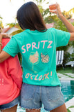 Cin Cin Green Graphic Tee