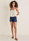 Naomi Denim Shorts Dark Wash