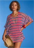 Crochet Cover Up Dress Americana
