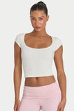 ButterCloud Crop Top in Coconut
