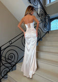 Remedy For You Satin Gown Champagne