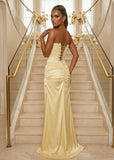 Time Passes Corset Gown Yellow