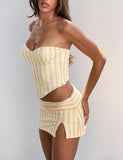 HAVANA CORSET YELLOW STRIPE
