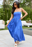 Kassie Cobalt Blue Strapless Maxi Dress SALE