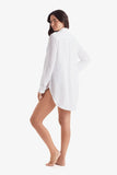 Laguna Fray Shirt White Bliss Gauze