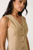 Cassie Stretch Linen Dress