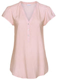 Button Down Top Taupe
