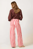 Maker Wide Leg Stripe Pant