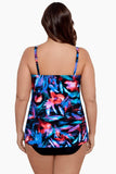 Plus Size Mirage Tankini Top in Fuego Floral