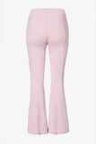 Waterproof Belted Ski Salopettes in Powder Pink