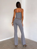 LEORA PANT GREY STRIPE