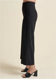 Crop Wide Leg Pants Black
