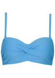 Amalfi Bandeau Top Azure Blue