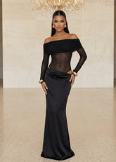Unavailable Energy Cut Out Maxi Dress Black