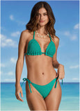 Crochet Bahamas Bikini Top Tropical Green