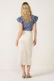 Paula Suede Midi Skirt