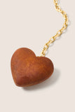 Carina Wood Heart Necklace
