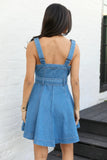 Bless Your Heart Button Denim Dress FINAL SALE