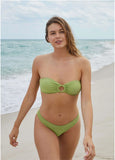 Ring Front Bikini Top Mosstone