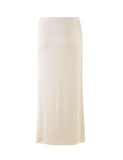 KAROLINA JERSEY SKIRT WHITE OFF WHITE IVORY