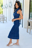 Amira Denim Midi Dress