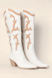 Adriana Beige Cowboy Boots FINAL SALE