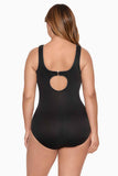 Plus Size Colorblock Touche One Piece