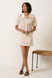 Medina Crochet Mini Skirt