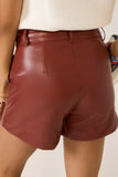 Sari Faux Leather Short