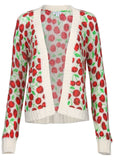 Cherry Print Cardigan Wild Cherries All Over