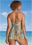 Lanai Bandeau Tankini Top Textured Diamond