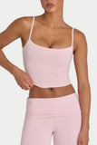 ButterCloud Crop Tank Top in Blush
