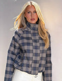 LENNEX JACKET GREY CHECK