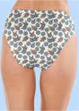 High Waist Moderate Bottom Dainty Bloom