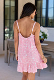 Linda Pink Floral Dress
