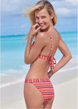 Banded Triangle Top Sunrise Stripes