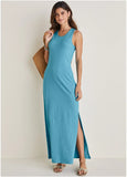 Tank Maxi Dress Blue