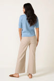 Ari w Waistband Tie Wide Leg Pant