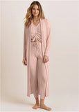 Ribbed 3 Piece Set Peach