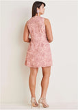 Lace Mini Dress Evening Sand