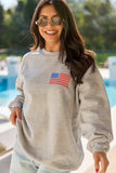 Live Free Light Grey Graphic Sweatshirt