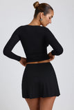 Modal A Line Mini Skort in Black